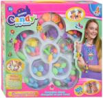 Magic Toys Candy PopBead: Set de mărgele pentru bijuterii din 105 piese, cu mărgele colorate, inele și accesori (MKK234294)