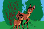 Diafilm Diapozitiv Bambi (D34104848)