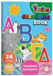 Luna Luna: Carte de colorat cu autocolante alfabetul grecesc A4 (000646817)