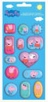Luna Peppa Pig 3D hologramă 13 bucăți set abțibild (000482728)