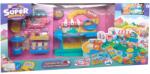 Magic Toys Parc de distracție pistă de tren cu centru comercial (MKM628123)