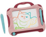 Magic Toys Tablă magnetică de desen bufniță roz (MKM336028)