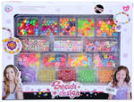 Magic Toys Set de făcut bijuterie cu mărgele colorate și litere cuburi (MKK463416)