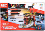 Magic Toys Parcare mașini și elicopter 55 bucăți (MKK399759)