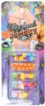 Magic Toys DIY Beads Jewelry: Set de confectionare bratari cu peste 50 de margele colorate (MKM559552)
