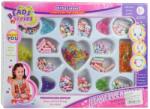 Magic Toys Beads Series: Set de bijuterii cu peste 200+ de mărgele colorate în culori și forme amestecate (MKK296682)