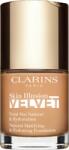 Clarins Mattító alapozó Skin Illusion Velvet (Natural Matifying & Hydrating Foundation) 30 ml 112C