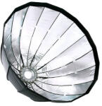  Softbox parabolic cu grid 120cm montura Bowens (PBW120)