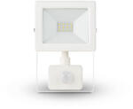 Asalite Mozgásérzékelős LED reflektor 10W 4500K, 900 lm, fehér - Slim Asalite ASAL0291 (ASAL0291)