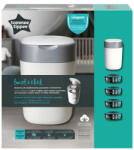 Tommee Tippee pelenkacsomagoló utántöltő 4db ajándék pelenkatároló szemetessel Twist & Click