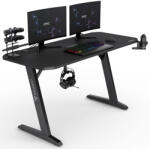 SENSE7 Gamer asztal SENSE7 Nomad Classic Desk, 140×60 cm Black color (13035383)