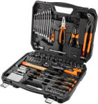 NEO TOOLS Trusa Chei, Set unelte si tubulare 100 buc (5907558442137) Trusa unelte