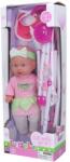 Wiky Bebeluș cu cărucior 28 cm (WKW028793) Figurina