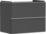 Hansgrohe Xelu Q Mosdószekrény 780/475, matt szürke gyémánt színű, 2 fiókkal, normál mosdókhoz 54028700 (54028700)