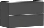 Hansgrohe Xelu Q Mosdószekrény 980/475, matt szürke gyémánt színű, 2 fiókkal, normál mosdókhoz 54032700 (54032700)