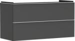 Hansgrohe Xelu Q Mosdószekrény 1180/475, matt szürke gyémánt színű, 2 fiókkal, normál mosdókhoz 54036700 (54036700)