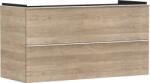 Hansgrohe Xelu Q Mosdószekrény 1180/475, természetes tölgy színű, 2 fiókkal, normál mosdókhoz 54037700 (54037700)