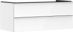 Hansgrohe Xelu Q Mosdószekrény 1180/550, magasfényű fehér színű színű, 2 fiókkal, mosdótálhoz alkalmas munkalapokhoz 54082000 (54082000)