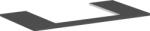 Hansgrohe Xelu Q Pultlap konzolos szekrényhez 980/550 középkivágással, ráültetett mosdótálhoz 600/480 54110910 (54110910)