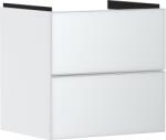 Hansgrohe Xevolos E Mosdószekrény 580/475, matt fehér színű, 2 fiókkal, normál mosdókhoz 54175320 (54175320)