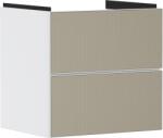 Hansgrohe Xevolos E Mosdószekrény 580/475, matt fehér színű, 2 fiókkal, normál mosdókhoz 54175390 (54175390)