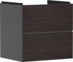 Hansgrohe Xevolos E Mosdószekrény 580/475, matt szürke pala színű, 2 fiókkal, normál mosdókhoz 54177730 (54177730)