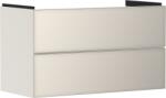 Hansgrohe Xevolos E Mosdószekrény 980/475, matt homok bézs színű, 2 fiókkal, normál mosdókhoz 54182790 (54182790)