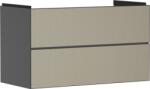 Hansgrohe Xevolos E Mosdószekrény 980/475, matt szürke pala színű, 2 fiókkal, normál mosdókhoz 54183390 (54183390)