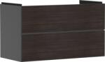 Hansgrohe Xevolos E Mosdószekrény 980/475, matt szürke pala színű, 2 fiókkal, normál mosdókhoz 54183730 (54183730)