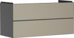 Hansgrohe Xevolos E Mosdószekrény 1180/475, matt szürke pala színű, 2 fiókkal, normál mosdókhoz 54186390 (54186390)