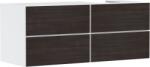 Hansgrohe Xevolos E Konzolos mosdószekrény 1370/550, matt fehér színű, 4 fiókkal, ráültetett mosdótálakhoz, jobbos 54239730 (54239730)