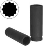 Genius Tools 448532 1/2"-os 12 lapú gépi dugókulcs fej, hosszított kivitel, 32 mm (448532) - praktikuskft