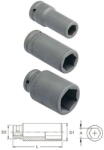 Genius Tools 649550 3/4"-os 6 lapú gépi dugókulcs fej, hosszított kivitel, 50 mm (649550)