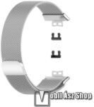 Okosóra milánói szíj - rozsdamentes acél, mágneses - 210mm hosszú - EZÜST - HUAWEI Watch Fit / Watch Fit Elegant Edition