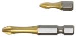 Z-TOOLS 1/4" Phillips TORSION bit hegy S2-TiN PH2x25 ACR 50db (040303-1321) - szerszamplusz