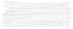 TOPEX KÁBELKÖTEGELŐ, gyorskötöző, 2, 5mm x 200mm, fehér, 100db, Minimum rendelés: 5cs (44E971)