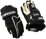SHER-WOOD Code Encrypt Pro Black/White Junior Hokikesztyűk 10 hüvelyk