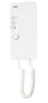 Urmet Kaputelefon audio lakáskészülék 2-vezetékes +1 kiegészítő gomb falon kívüli fehér világítás/ajtónyitó Matibus SE/Basic Uniphone Miro URMET - 1150/621 (1150/621)