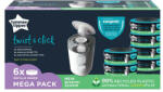 Tommee Tippee pelenkacsomagoló utántöltő 6db, pelenkatároló szemetessel Twist & Click - babymax