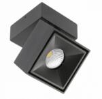 GTV LD-BNC8WKC-NB Mennyezeti, állítható LED lámpa, BIANCO, szögletes, fekete, 8W, 680lm, 4000K, AC220-240V, 50/60 Hz, IP20 (LD-BNC8WKC-NB)