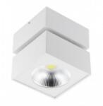 GTV LD-BNC15WKB-NB Lámpa LED BIANCO, 15W, 1500lm, AC220-240V, 50/60 Hz, PF> 0.5, Ra≥80, IP20, IK06.36 °, 4000K, négyzet, fehér (LD-BNC15WKB-NB)