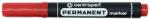 Centropen Alkoholos marker 2, 5mm, kerek hegyű, Centropen 8566, piros (A-585660104)