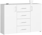 AKORD AKORD K45 Klasszikus Laminált Komód Fehér (AKO-OP0LWARBIA001)