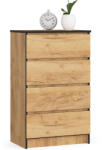 AKORD AKORD CLP Craft Tölgy Komód 4 Fiókos 60cm (AKO-OP0LK-6CRA003)