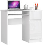 AKORD AKORD Piksel Kompakt Számítógépasztal Magasfényű Fehér Jobbos (AKO-IP0PBIUBIAPOLPIKSPR)