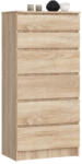 AKORD AKORD CLP K60 Sonoma Tölgy Fiókos Komód (AKO-OP0PK-6DAB001)