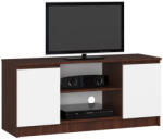 AKORD Modern TV szekrény 120 Laminált Wenge-Fehér (AKO-OP0LRTVVENBIA005)