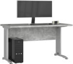AKORD AKORD BM-135 Beton Számítógépasztal Laminált Matt Szürke Fémlábakkal (AKO-BIUBM-135BET)