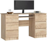 AKORD AKORD CLP A-11 Számítógépasztal Laminált Sonoma Tölgy 6 Fiókos (AKO-IP0PBIUSONA11)