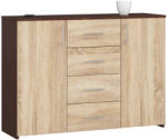 AKORD AKORD K45 Klasszikus Komód Laminált Wenge-Sonoma Tölgy (AKO-OP0LWARBIAWENSON)